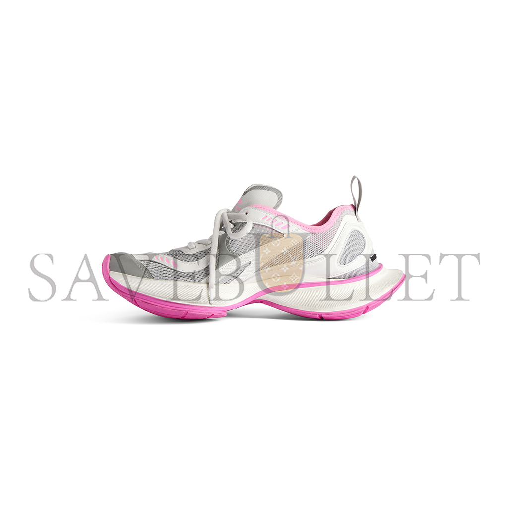 BALENCIAGA WOMEN'S CIRCUIT SNEAKER IN GREY WHITE PINK 793944WFLGY1950